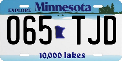 MN license plate 065TJD