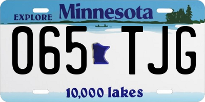MN license plate 065TJG