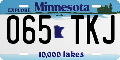 MN license plate 065TKJ