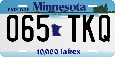 MN license plate 065TKQ