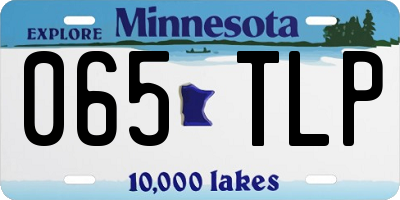 MN license plate 065TLP