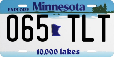 MN license plate 065TLT