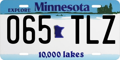 MN license plate 065TLZ