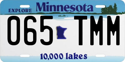 MN license plate 065TMM