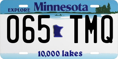 MN license plate 065TMQ