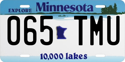 MN license plate 065TMU