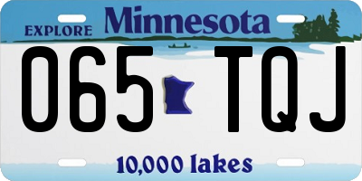 MN license plate 065TQJ