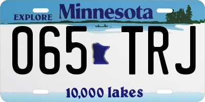 MN license plate 065TRJ
