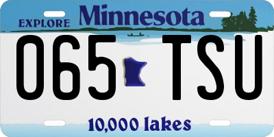 MN license plate 065TSU
