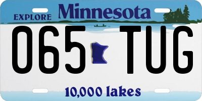 MN license plate 065TUG