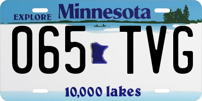 MN license plate 065TVG