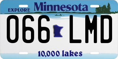 MN license plate 066LMD