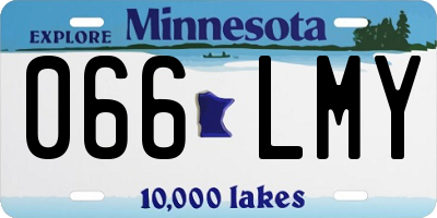 MN license plate 066LMY