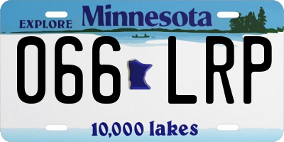 MN license plate 066LRP