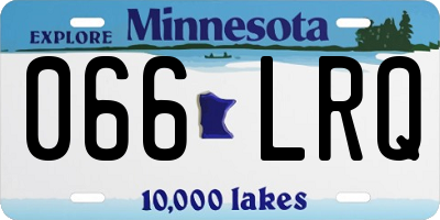 MN license plate 066LRQ