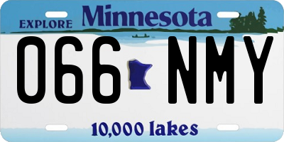 MN license plate 066NMY