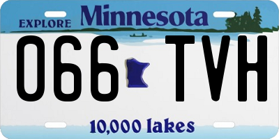MN license plate 066TVH