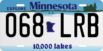MN license plate 068LRB