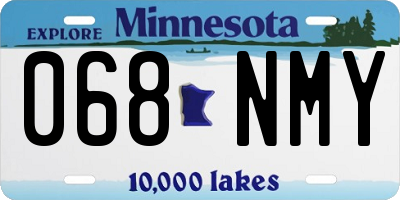 MN license plate 068NMY
