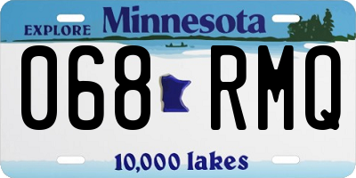 MN license plate 068RMQ