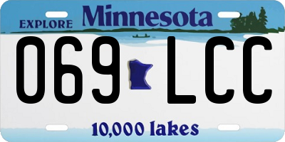 MN license plate 069LCC