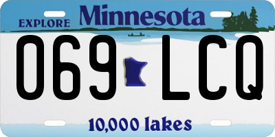MN license plate 069LCQ