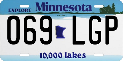 MN license plate 069LGP