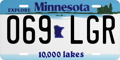 MN license plate 069LGR