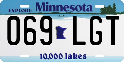 MN license plate 069LGT