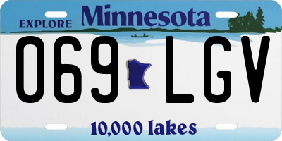MN license plate 069LGV