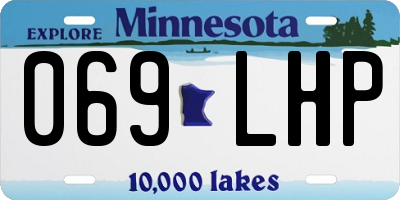 MN license plate 069LHP