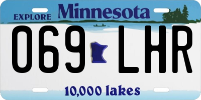 MN license plate 069LHR