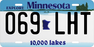 MN license plate 069LHT