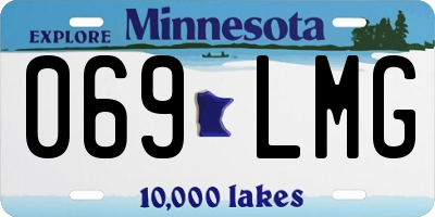 MN license plate 069LMG