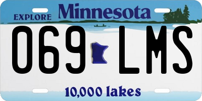 MN license plate 069LMS