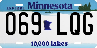 MN license plate 069LQG
