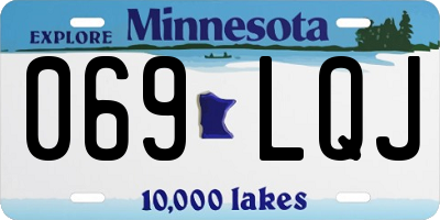 MN license plate 069LQJ