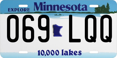 MN license plate 069LQQ