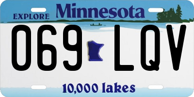 MN license plate 069LQV