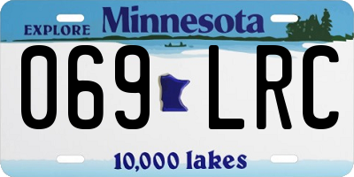 MN license plate 069LRC