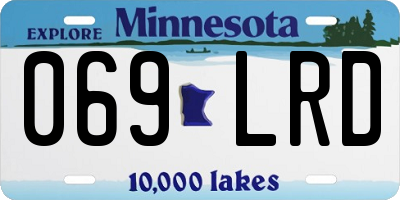 MN license plate 069LRD