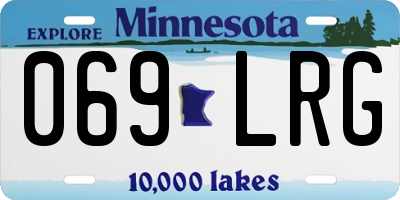 MN license plate 069LRG