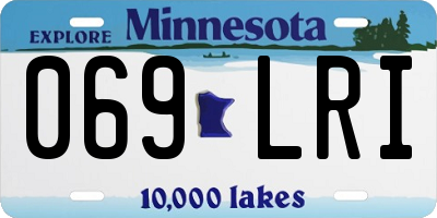 MN license plate 069LRI