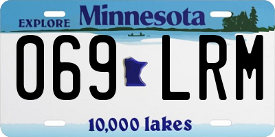 MN license plate 069LRM