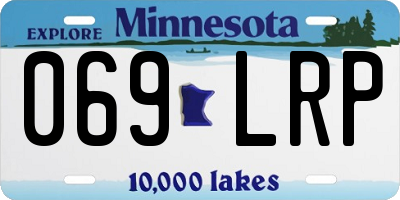 MN license plate 069LRP