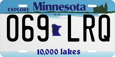 MN license plate 069LRQ