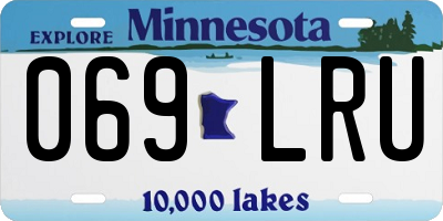 MN license plate 069LRU