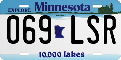 MN license plate 069LSR