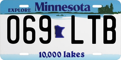 MN license plate 069LTB