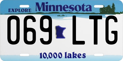 MN license plate 069LTG
